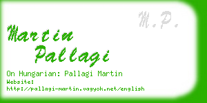 martin pallagi business card